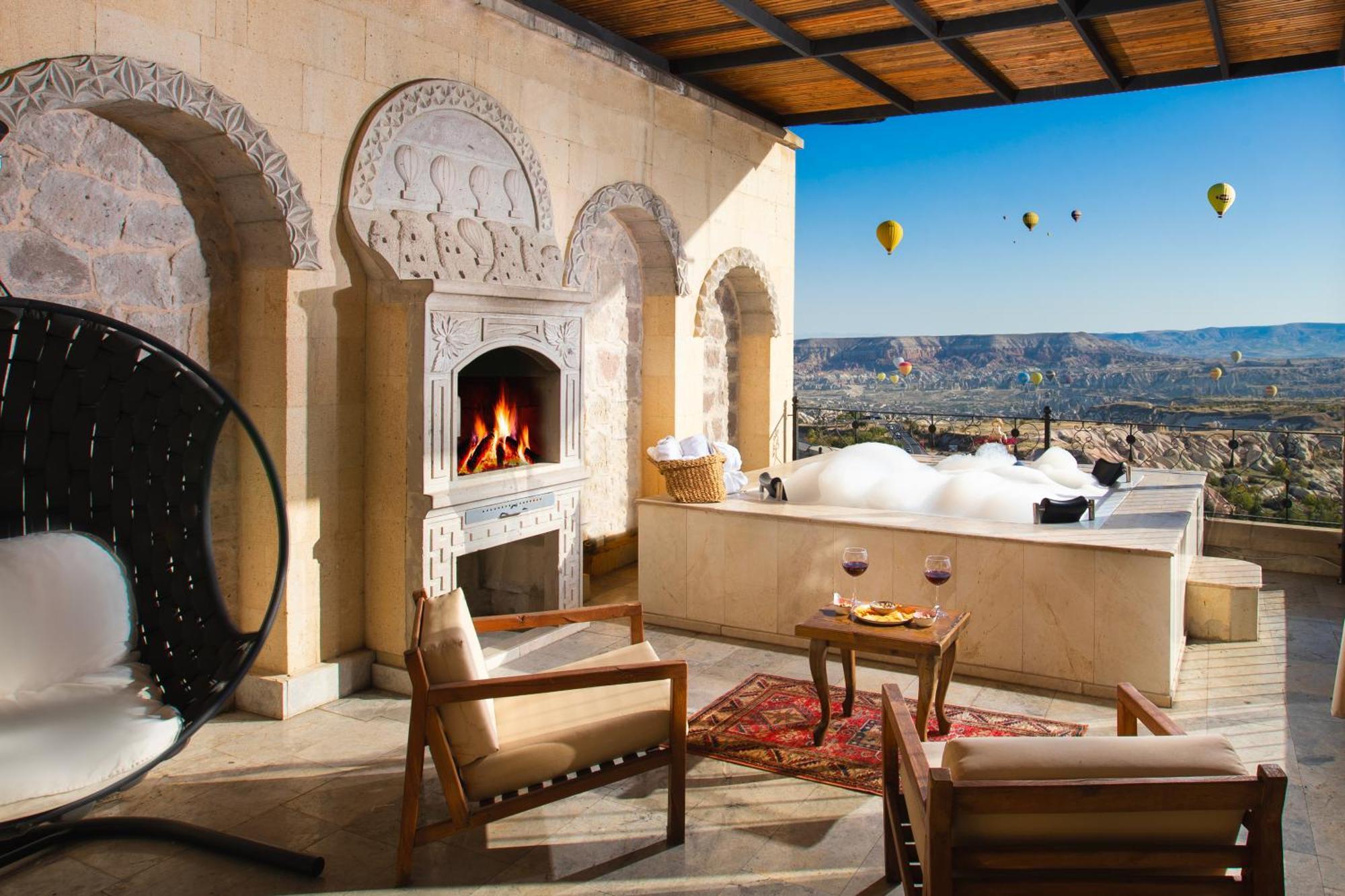 Simera In Cappadocia - Special Class - Best View Rooftop Uchisar Luaran gambar